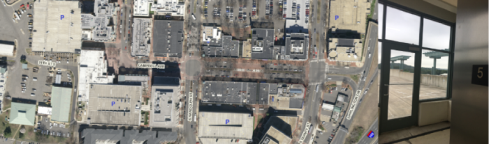 Public parking in the Village at Shirlington