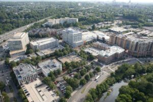 Aerial Image of Shirlington from SAMD